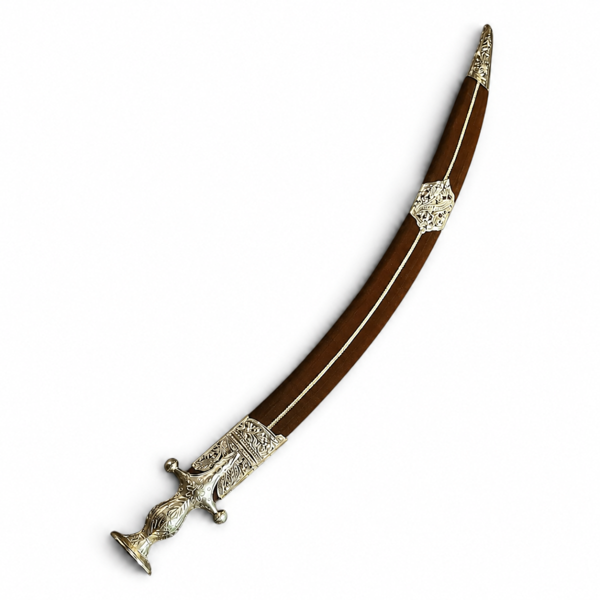 Brown 36 inch decor metal piece
